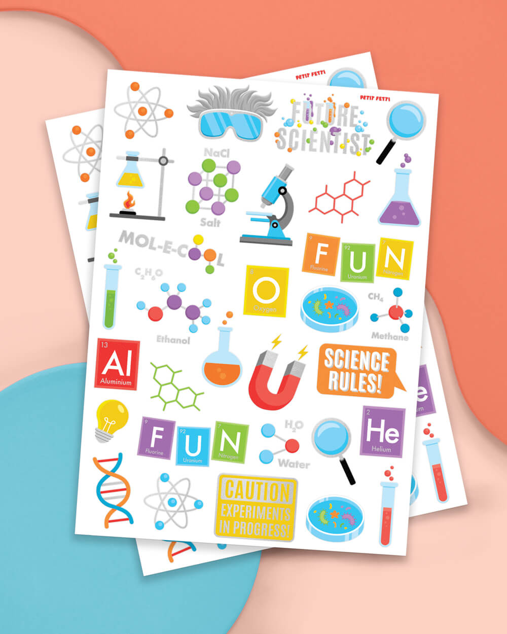 Mol-e-cool Tats - 62 Foil Temporary Tattoos