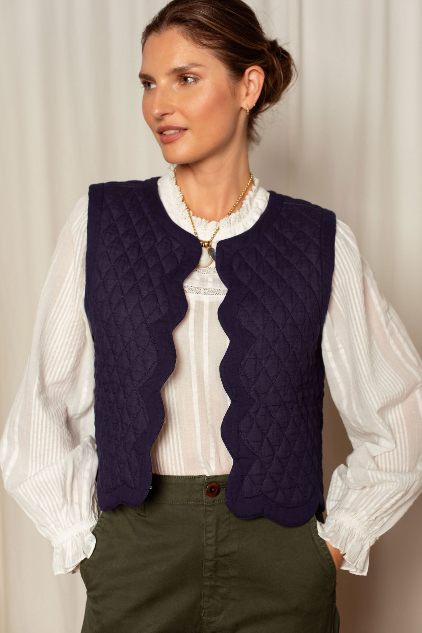 Celeste Vest Navy