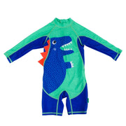 Baby/toddler Rash Guard One Piece Swimsuit - Devin The Dino