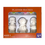 Paint-your-own Halloween Plaster Figurines Kit 3ct With Paints