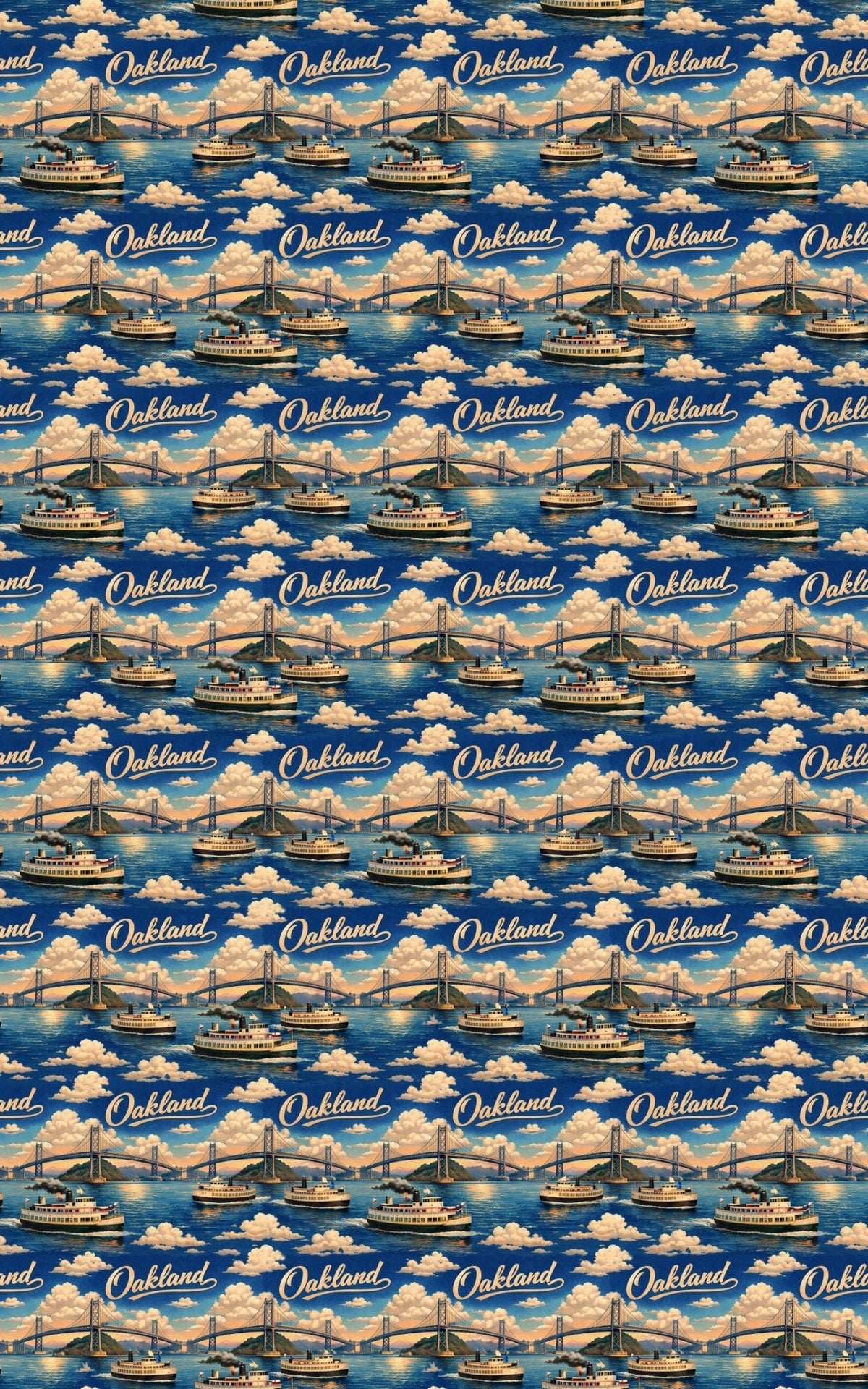 Oakland Bay Flashback Wrapping Paper