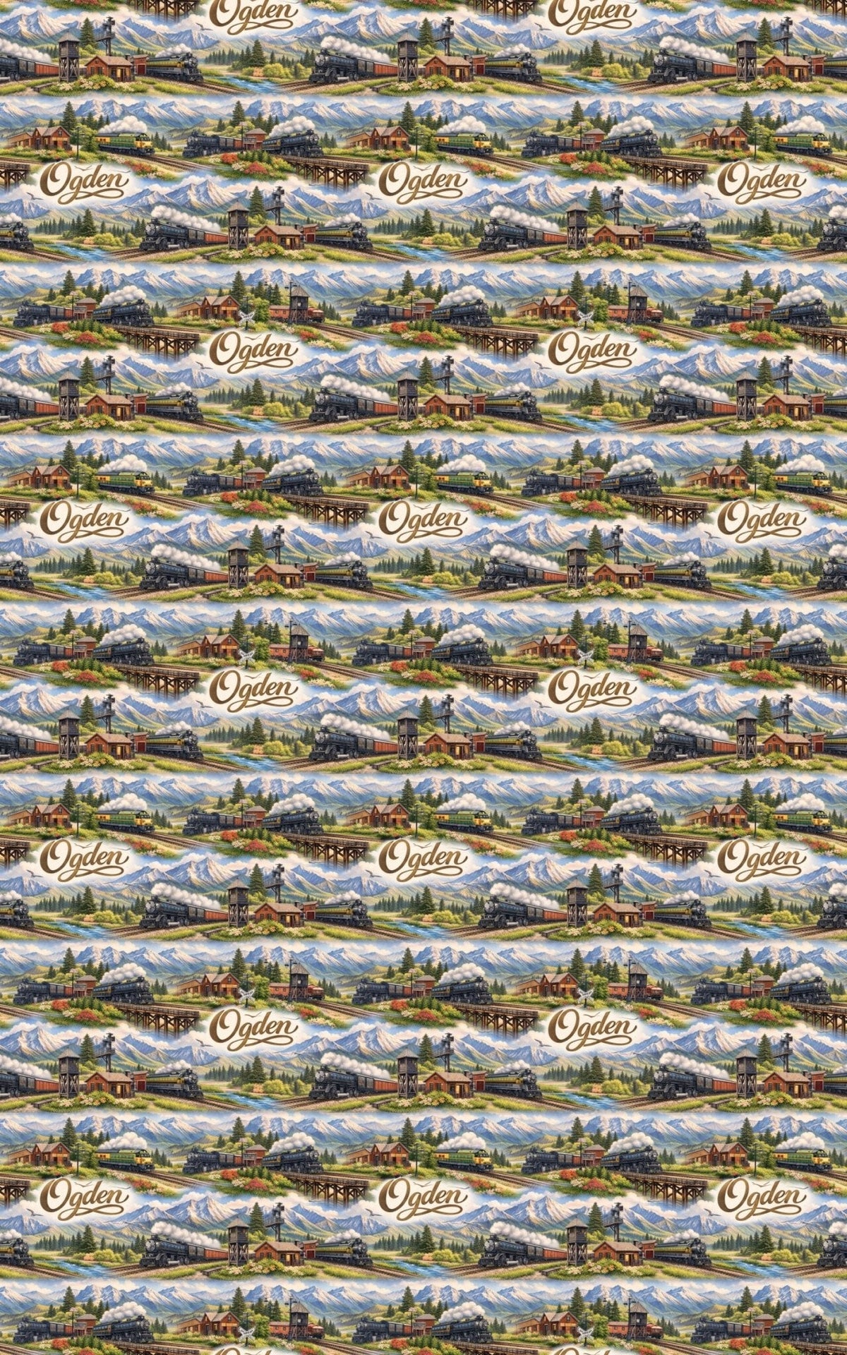 Ogden Rail & Range Wrapping Paper
