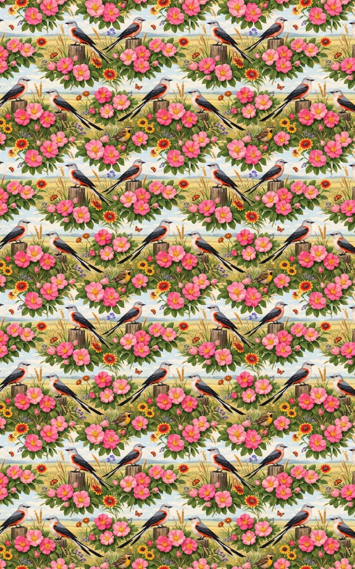 Oklahoma Flora & Fauna Wrapping Paper