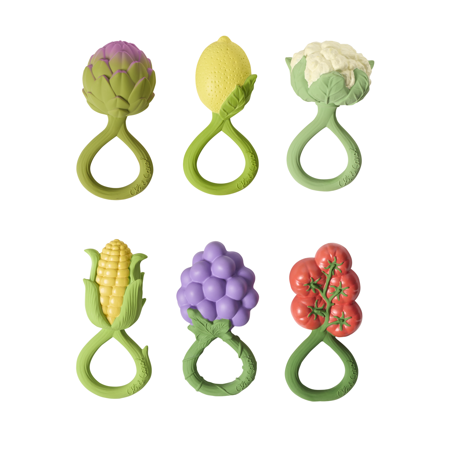 OLI&CAROL Artichoke Rattle Toy