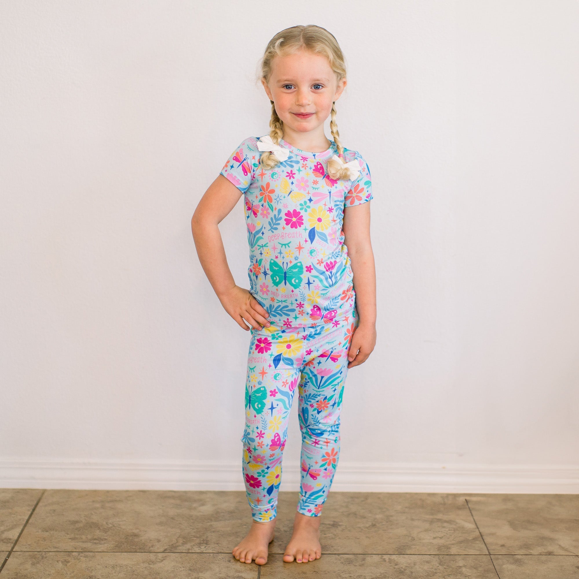 The Second-skin 2-piece Pajama | Om Baby | "deep Breath"