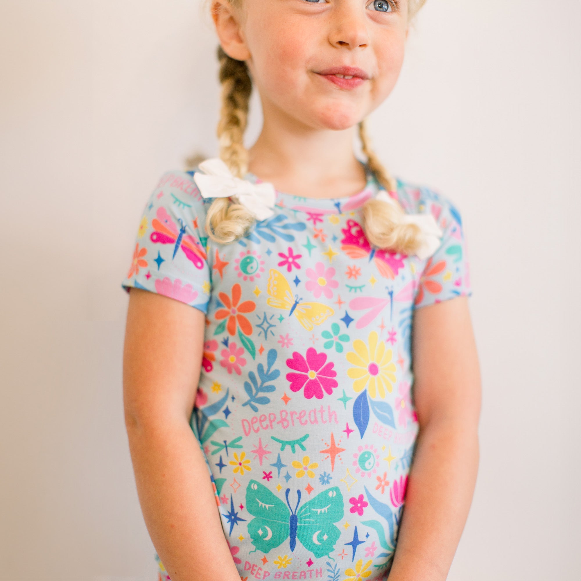 The Second-skin 2-piece Pajama | Om Baby | "deep Breath"