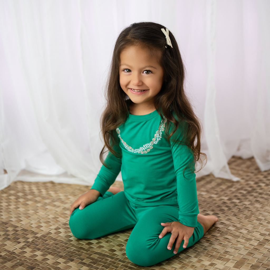 Lei Onaona Long Bamboo Pajamas