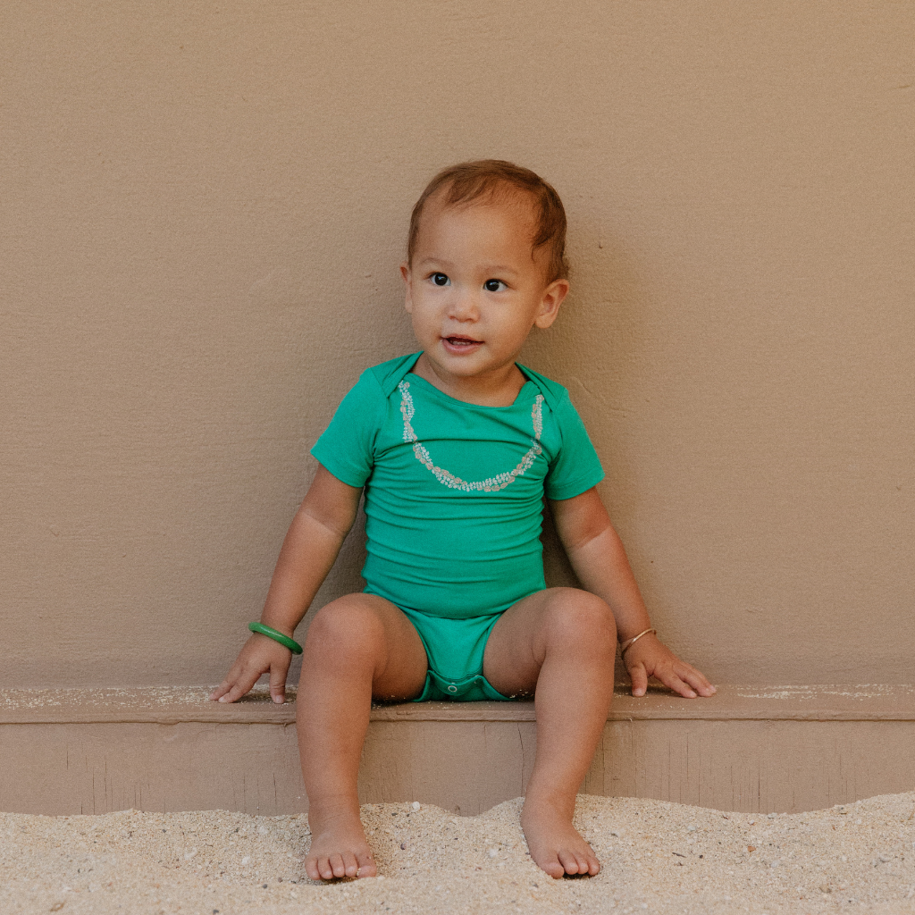 Lei Onaona Bamboo Onesie