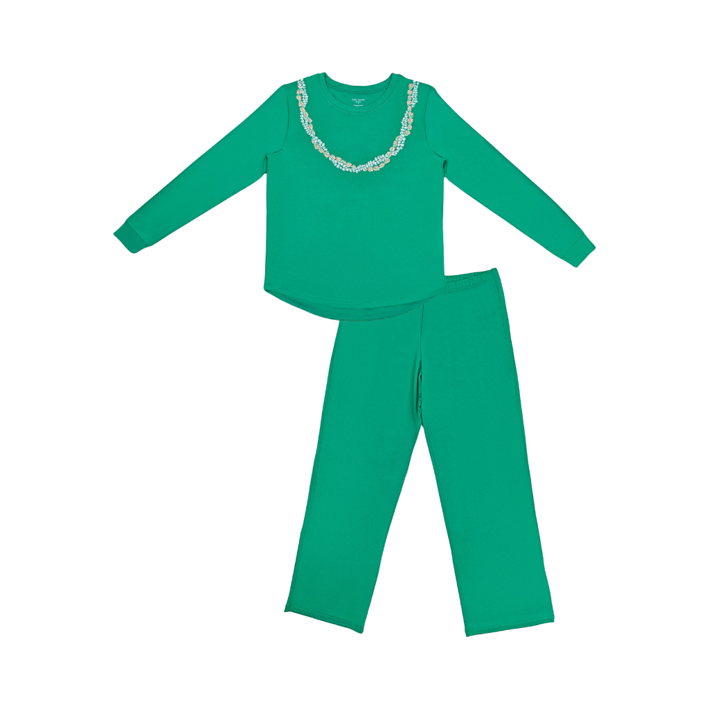 Lei Onaona Women's Long Bamboo Pajamas