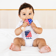 100% Airlume Combed, Ring-spun Cotton Onesie - Made In The Usa (size 6-12 Mo)