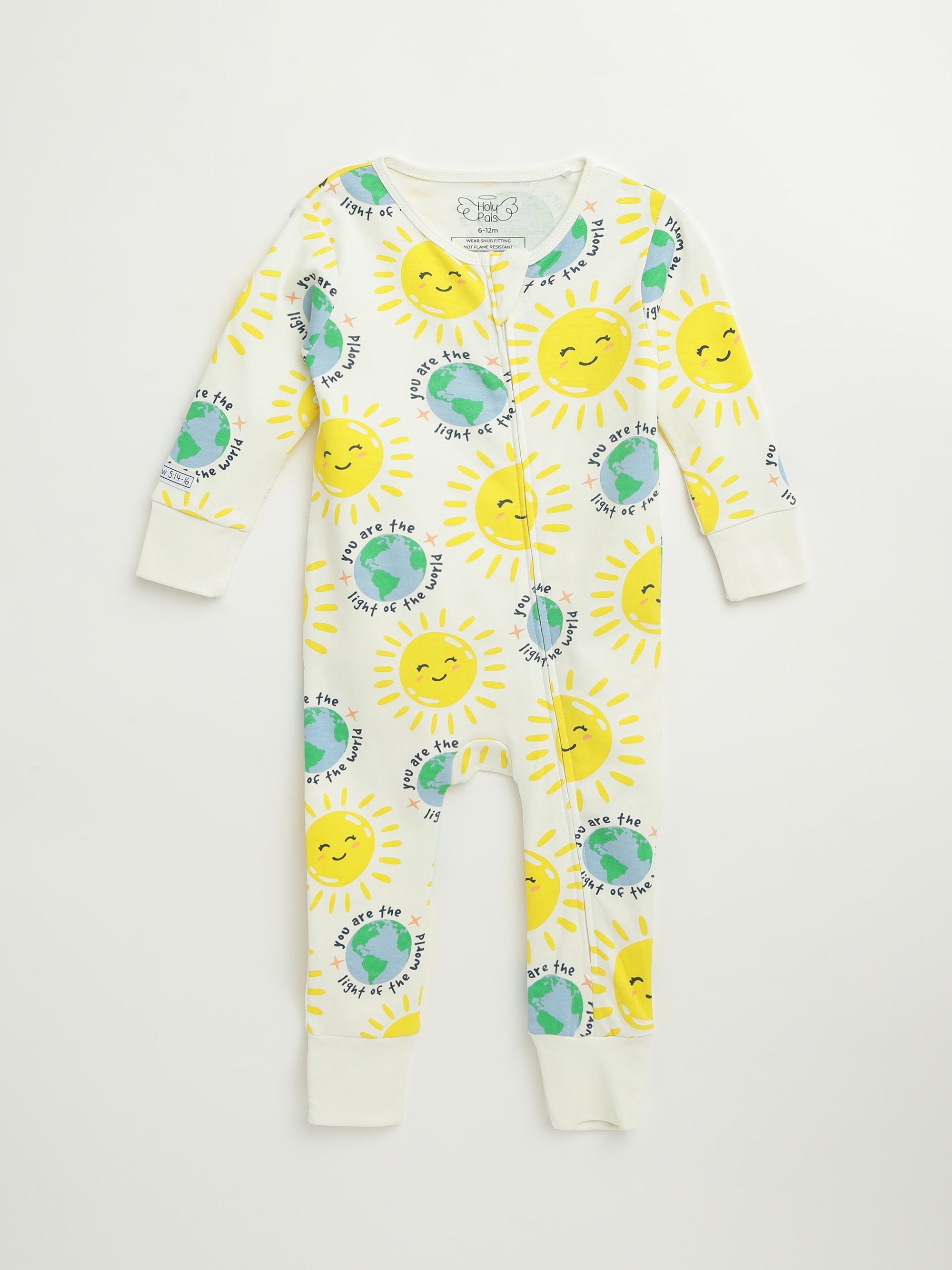 Light Of The World Footless Onesie Cotton