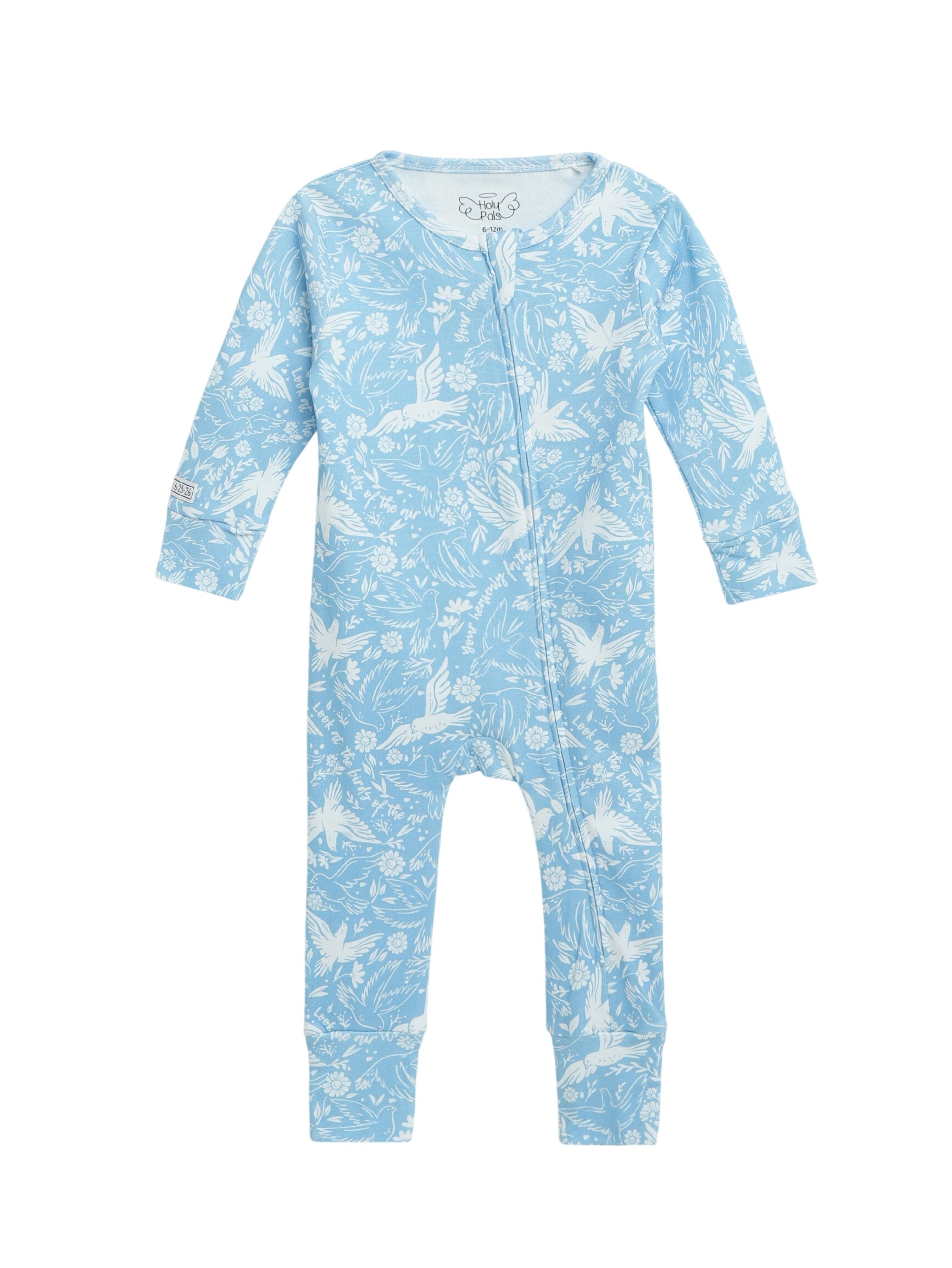 Birds Of The Air Footless Onesie Cotton
