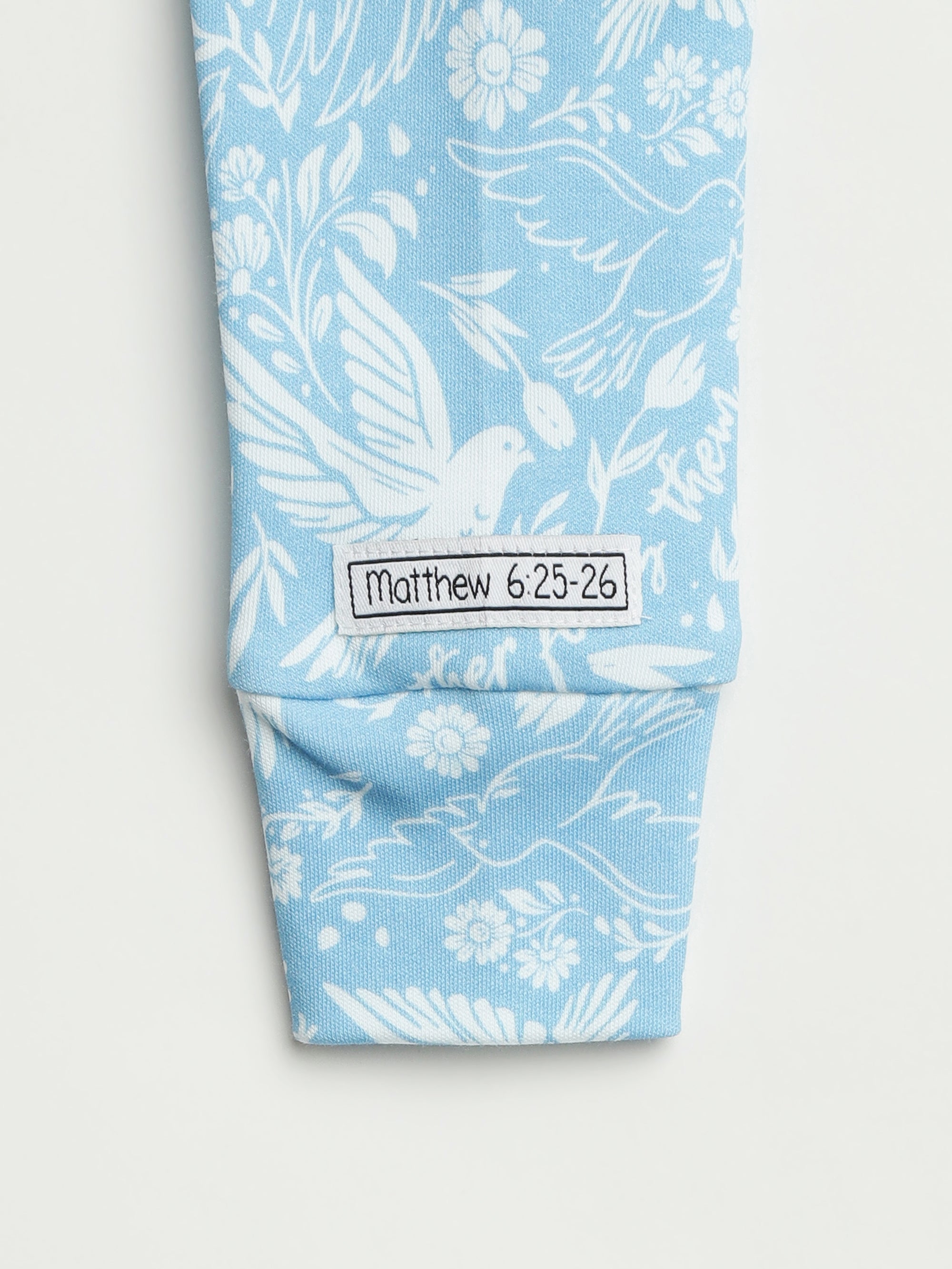 Birds Of The Air Footless Onesie Cotton