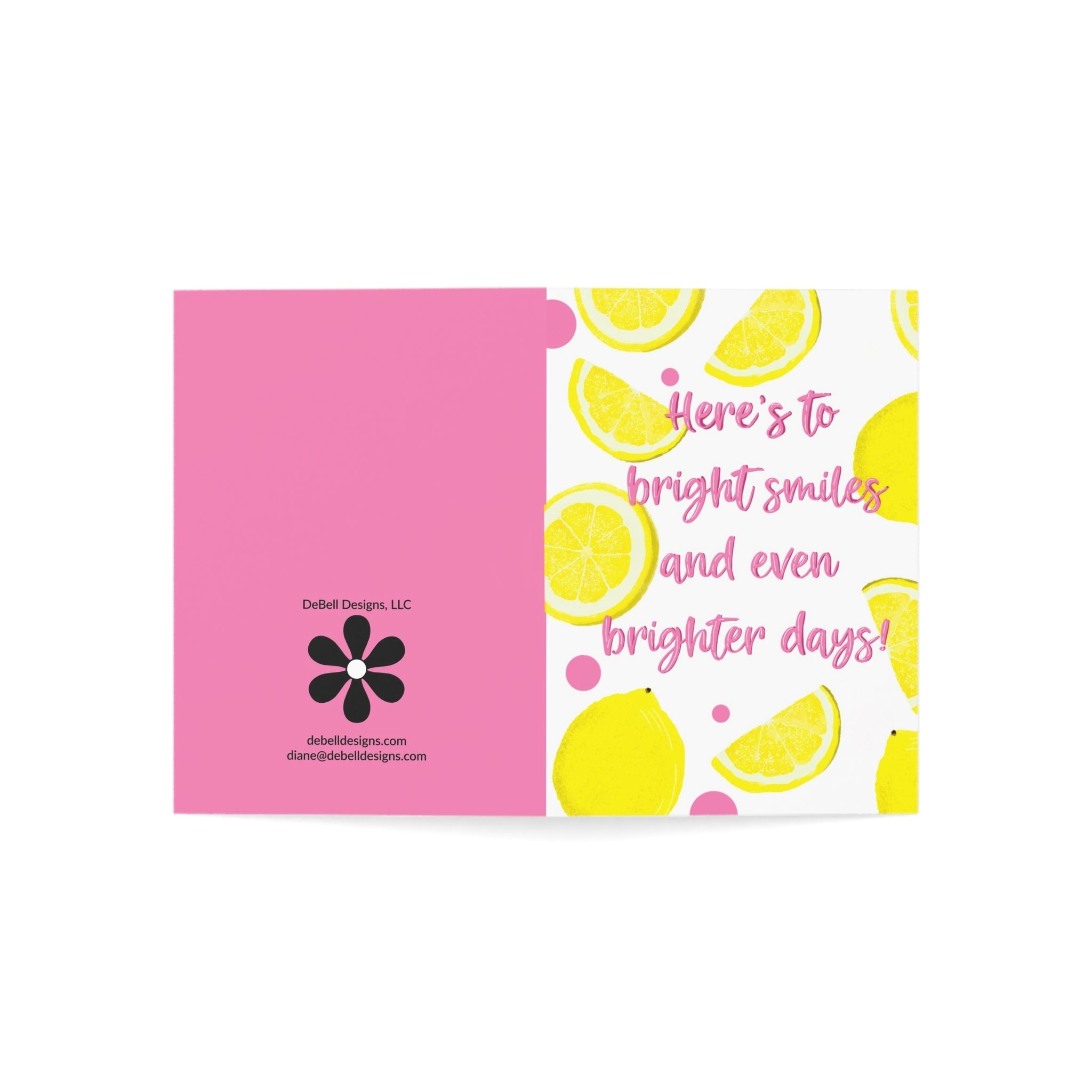 Bright Smiles Lemon Greeting Card