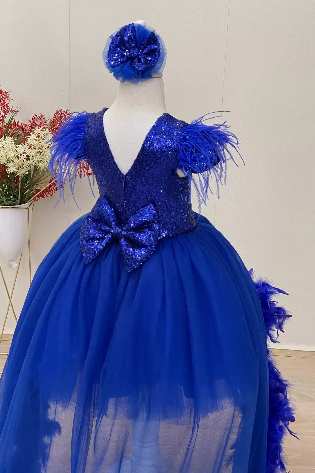 Ophelia Sax Blue Party Dress