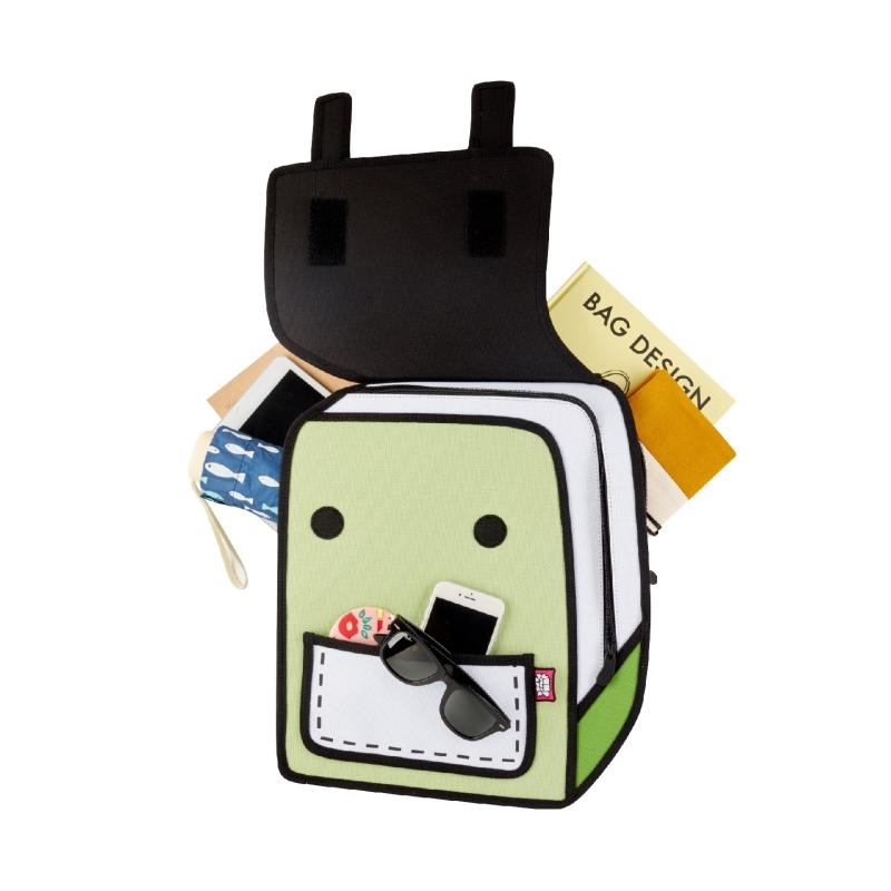 2d Backpack Spaceman Influencer Greenery