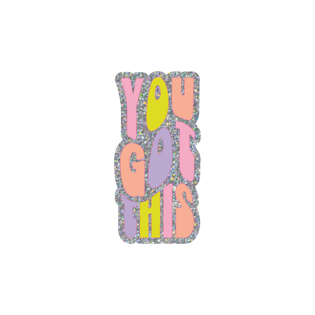 Non-packaged Individual Glitter Stickers