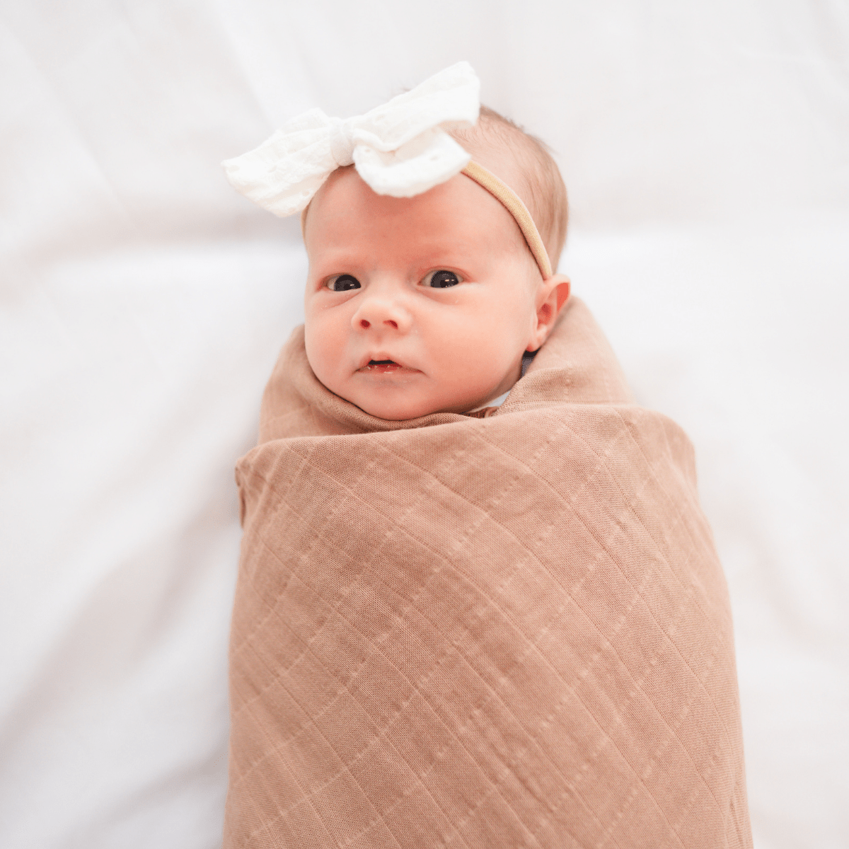 Organic Muslin Swaddle Blanket - Natural