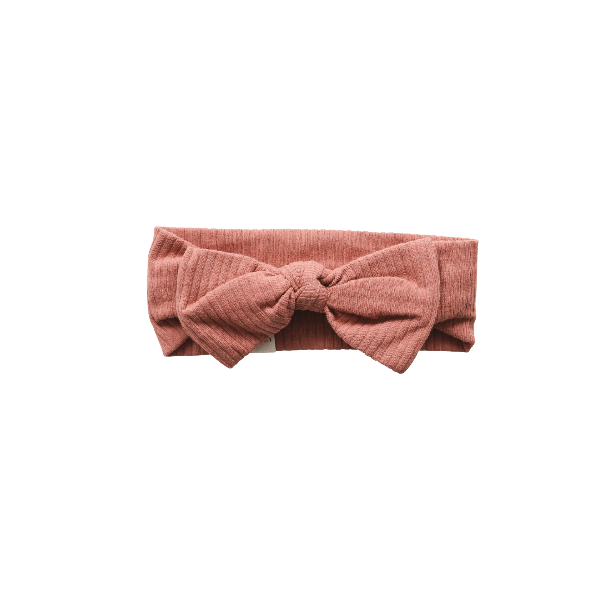 Organic Ribbed Cotton Knot Bow