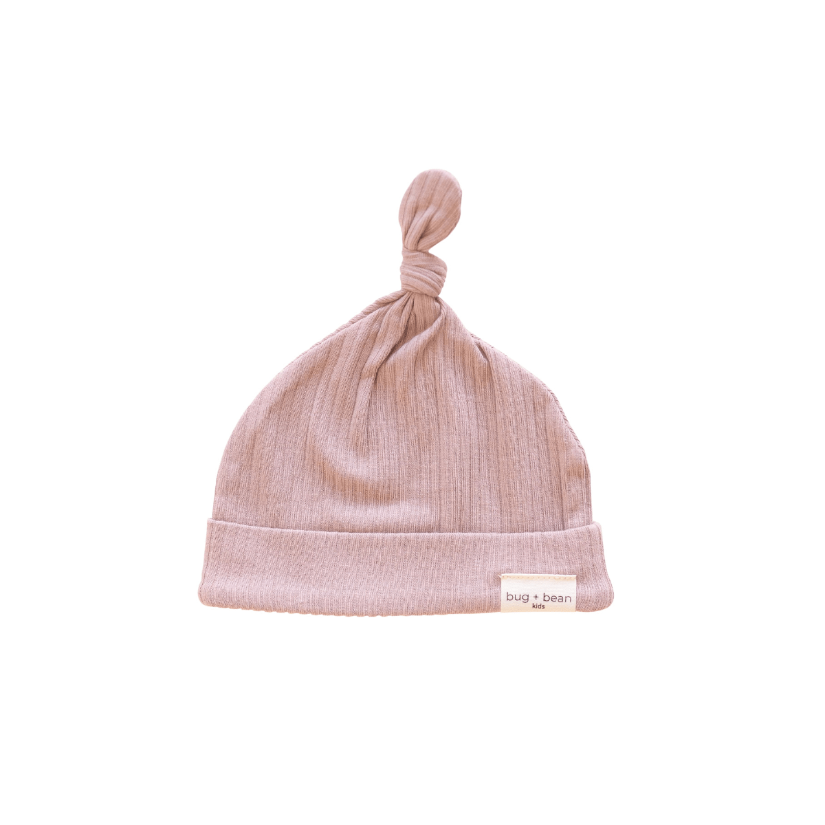 Organic Ribbed Knotted Hat