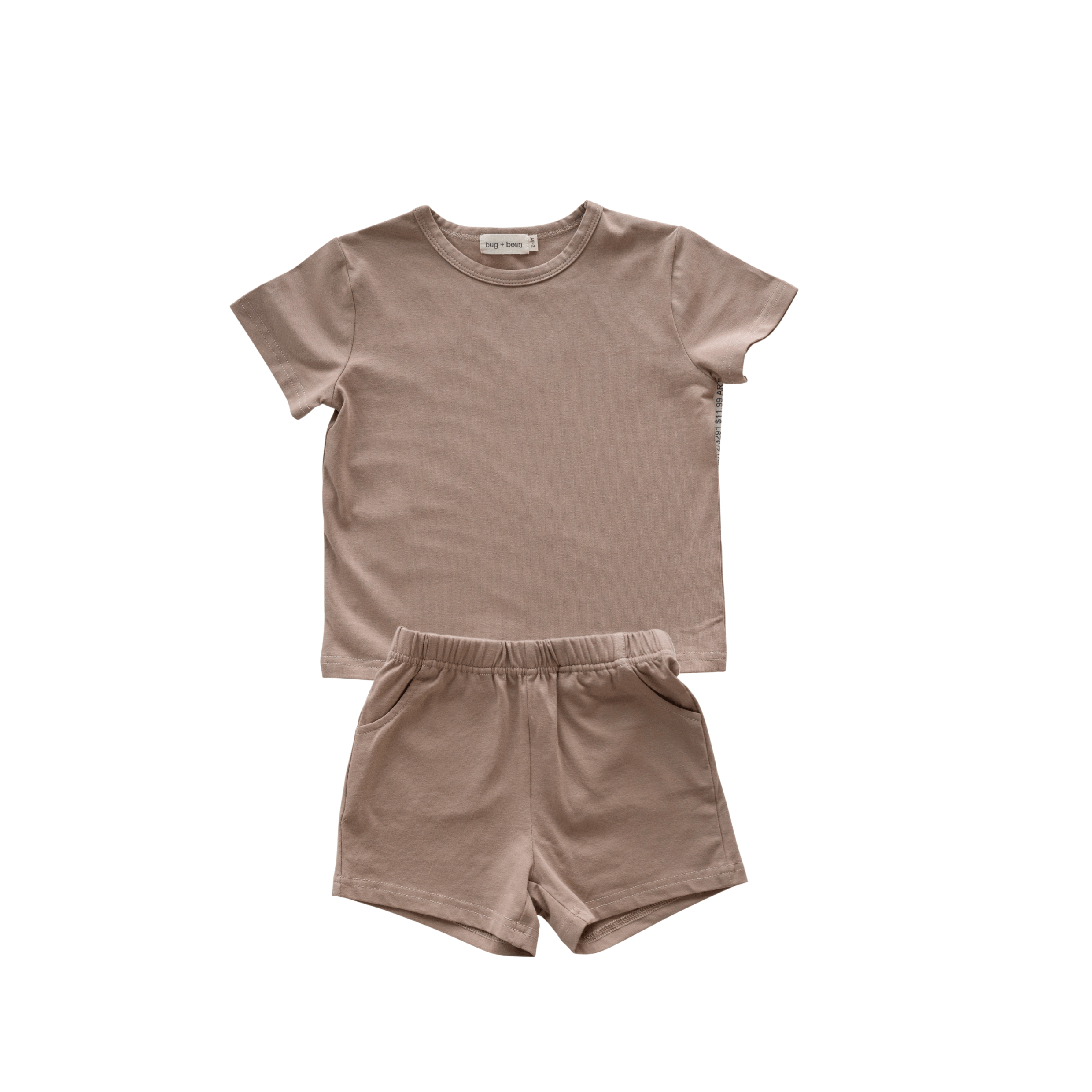 Organic Cotton Short Set – Mocha