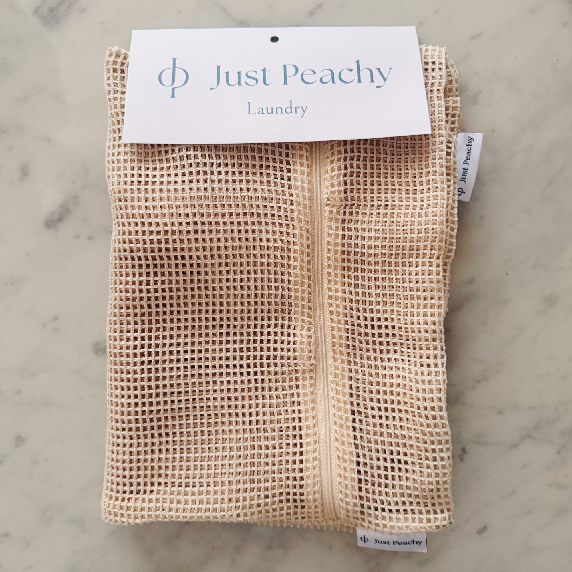Organic Cotton Mesh Laundry Bags For Delicates - Pack Of 2