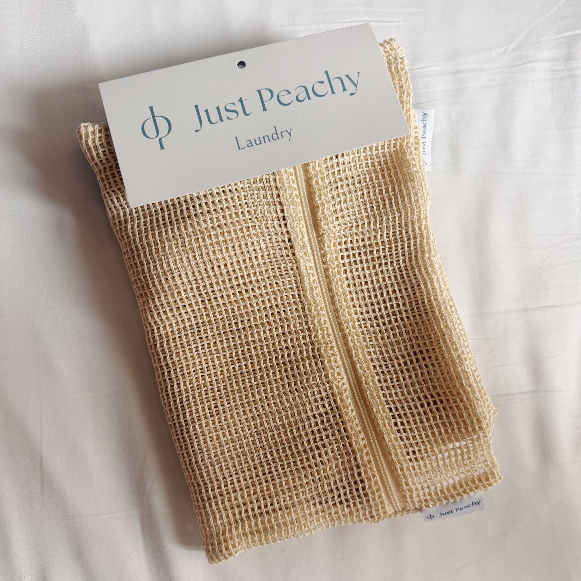 Organic Cotton Mesh Laundry Bags For Delicates - Pack Of 2