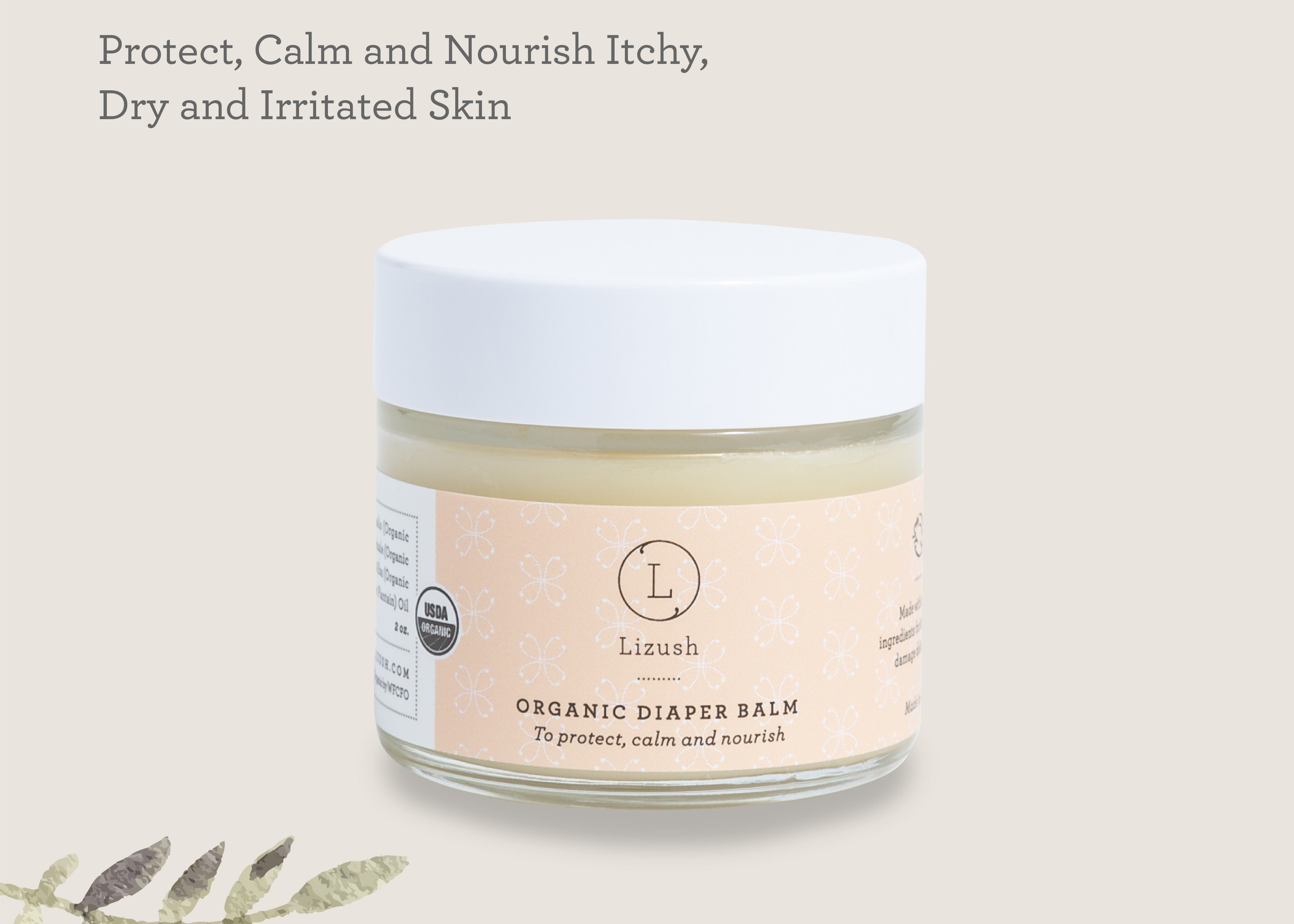 Organic Diaper Balm To Protect, Calm And Nourish