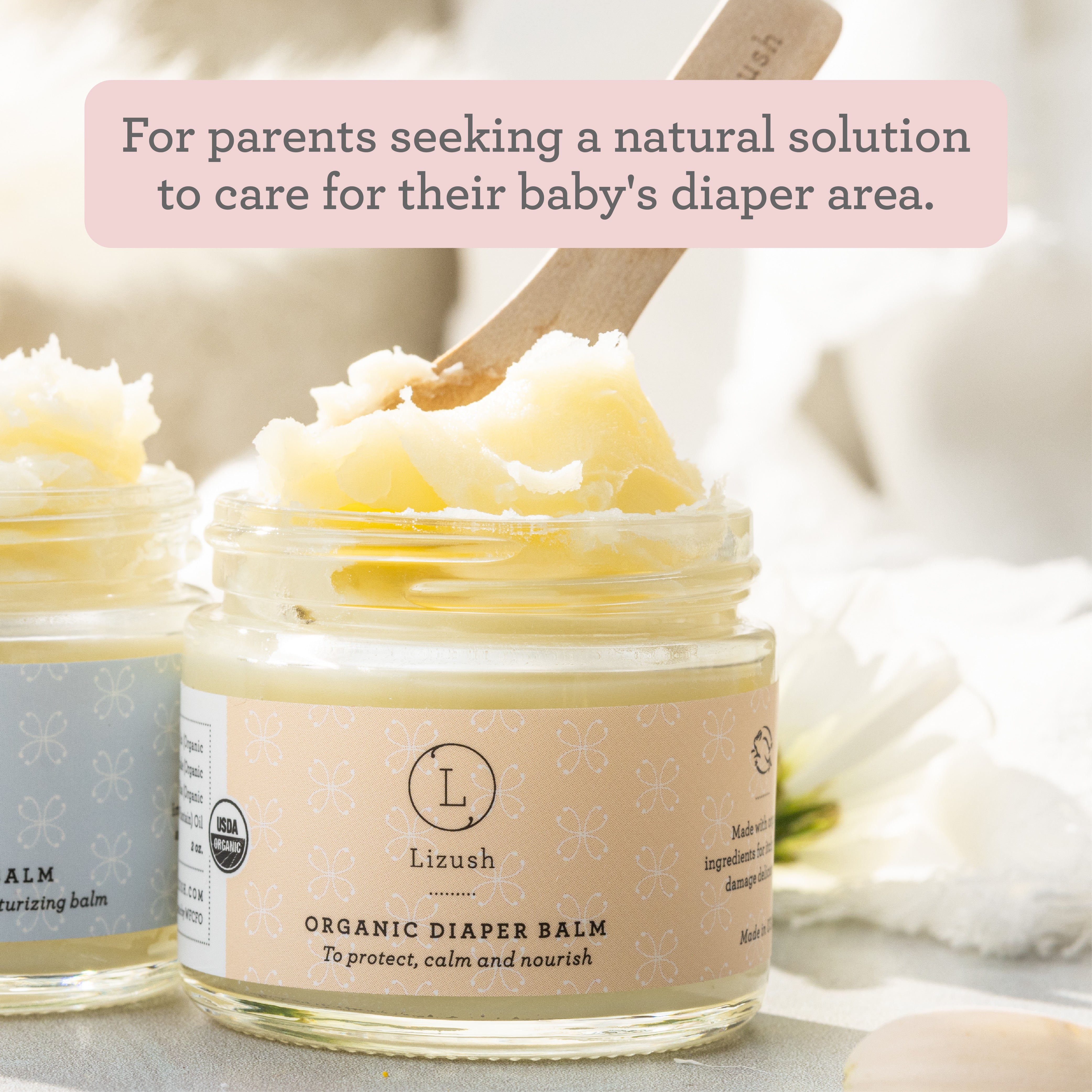 Organic Diaper Balm To Protect, Calm And Nourish