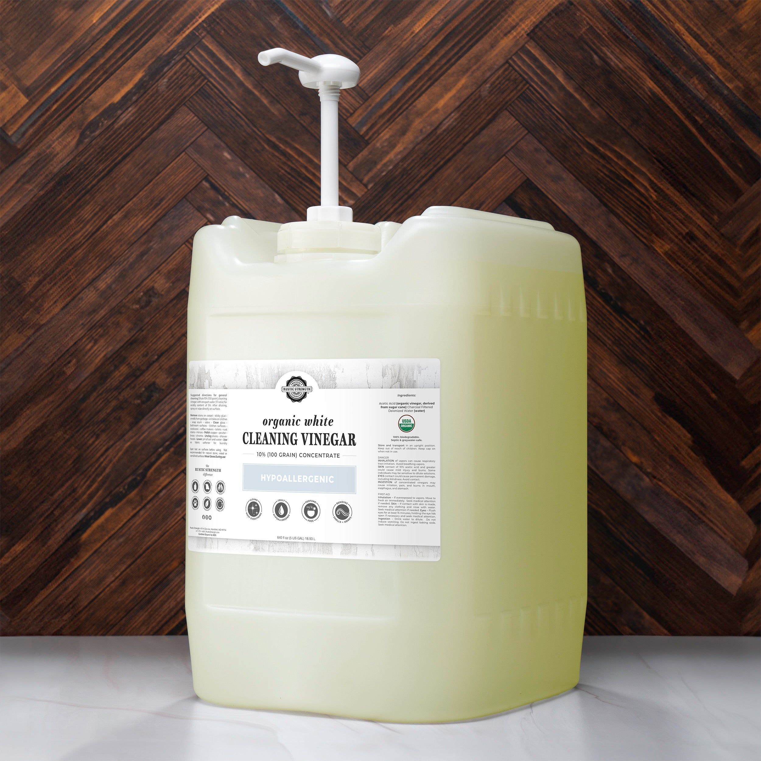 White Cleaning Vinegar Concentrate | 10% (100 Grain)