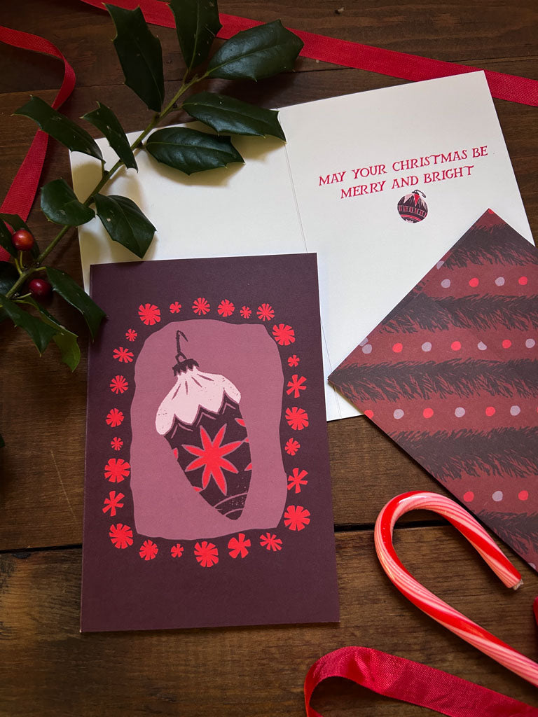 Ornament Christmas Cards | Set Of 2