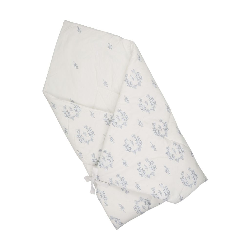 Peluche Blue Botanical Baby Wrap Playmat