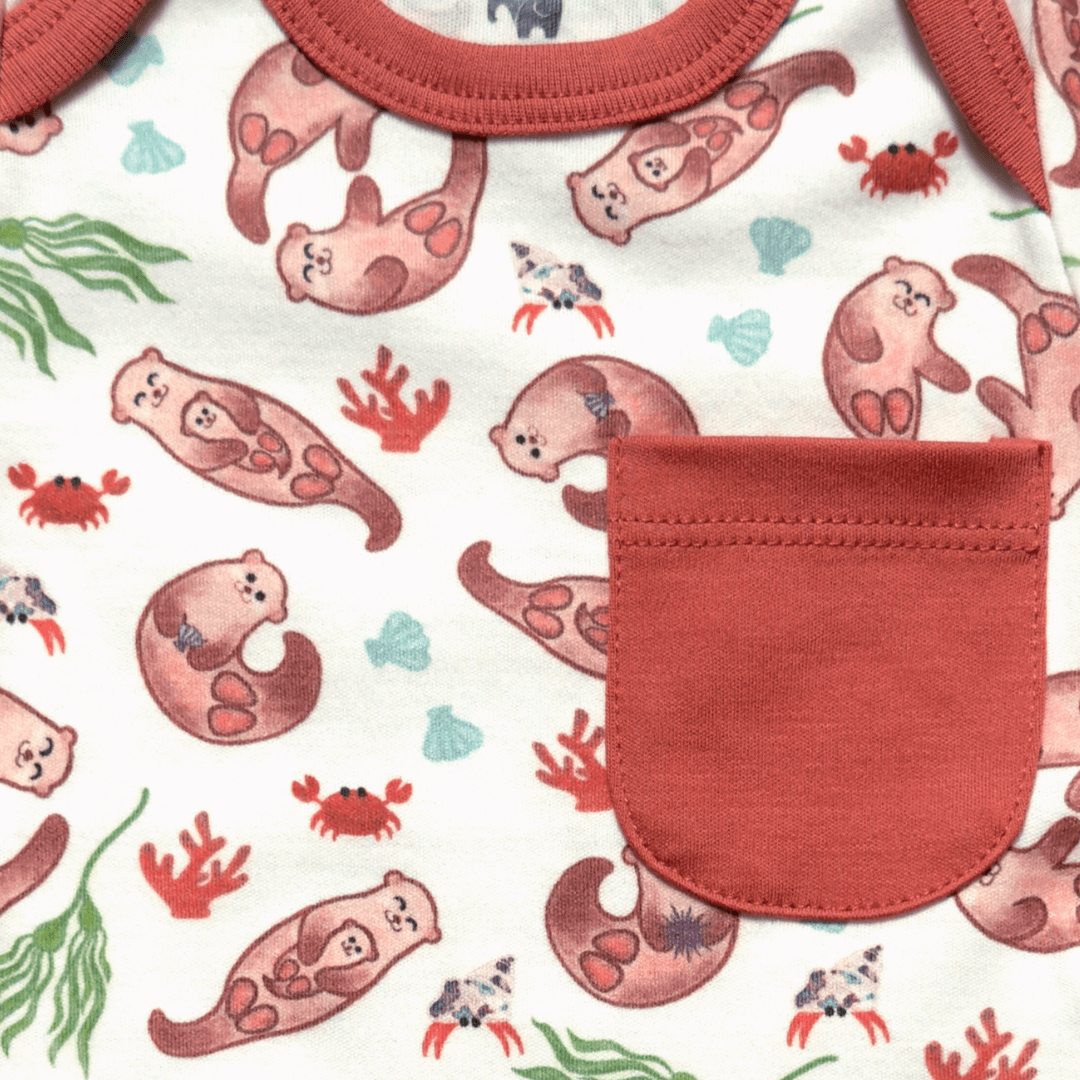 Otter Bodysuit And Shorts | Organic Pima Cotton