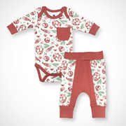 Otter Long Sleeve Bodysuit And Pant | Organic Pima Cotton