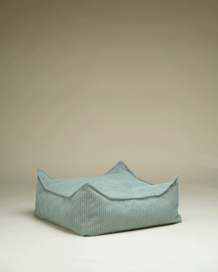 Warm Hazel Square Ottoman Extra Cover
