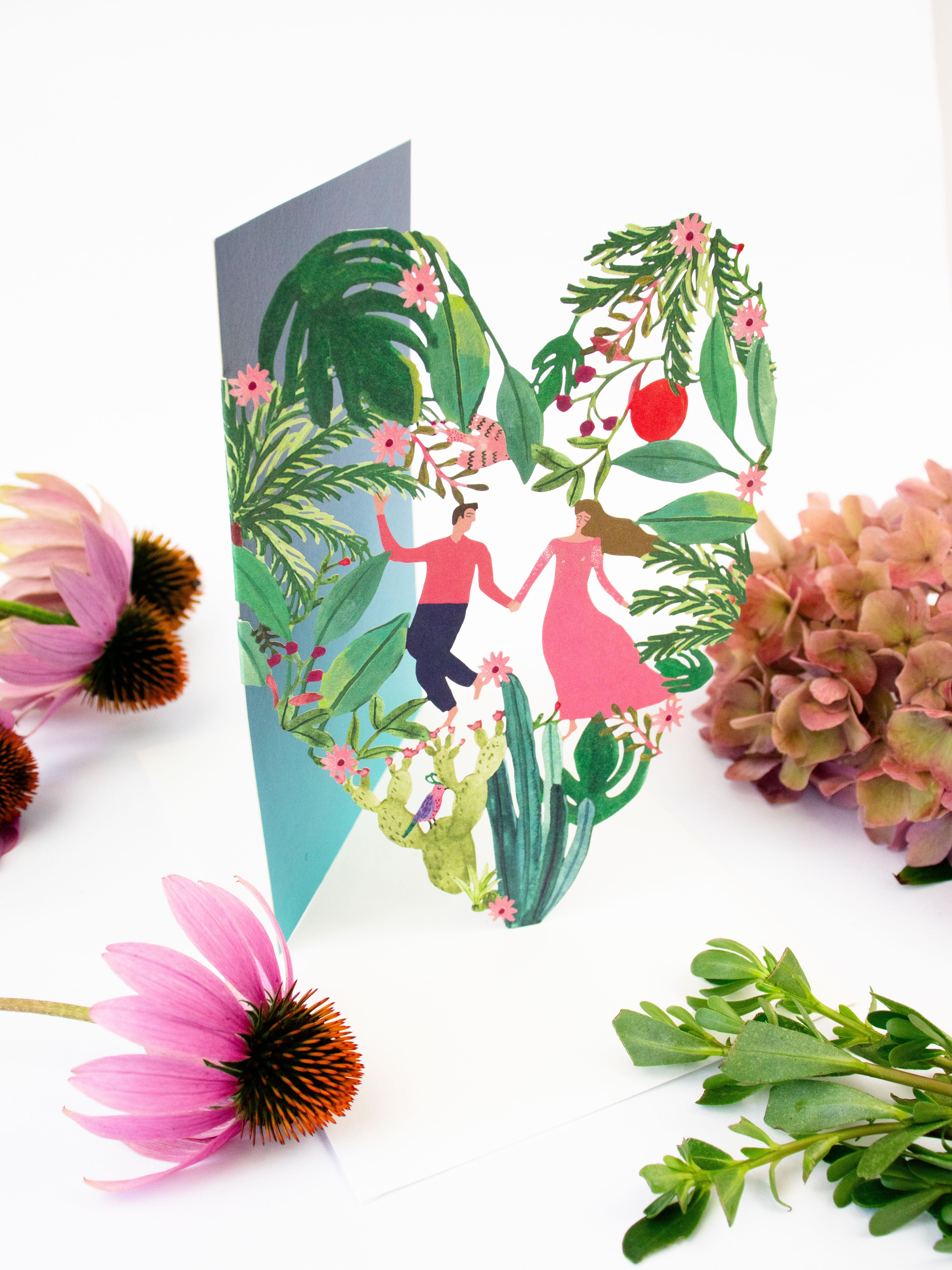 Over The Rainbow Blank Card
