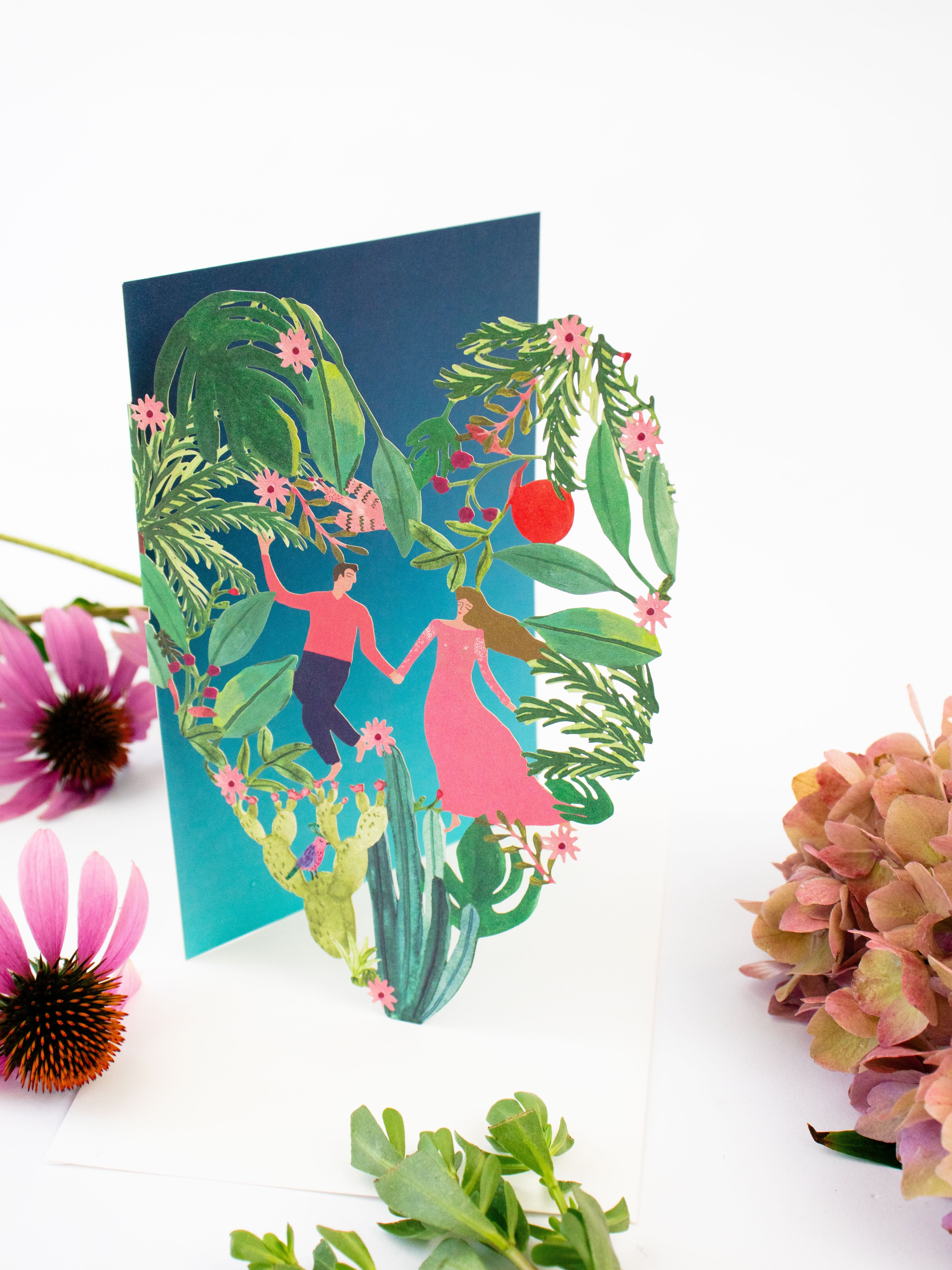 Over The Rainbow Blank Card