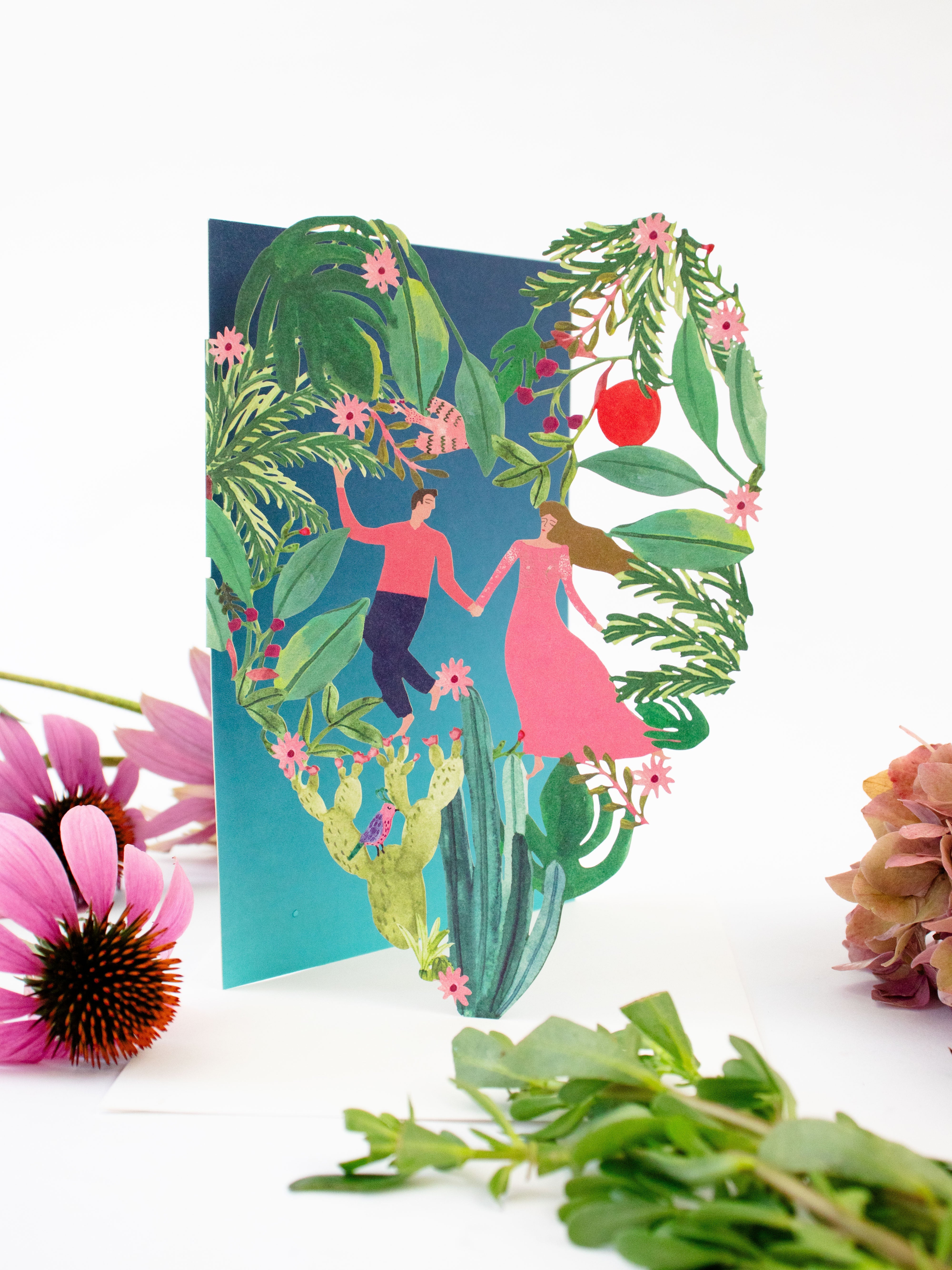 Over The Rainbow Blank Card