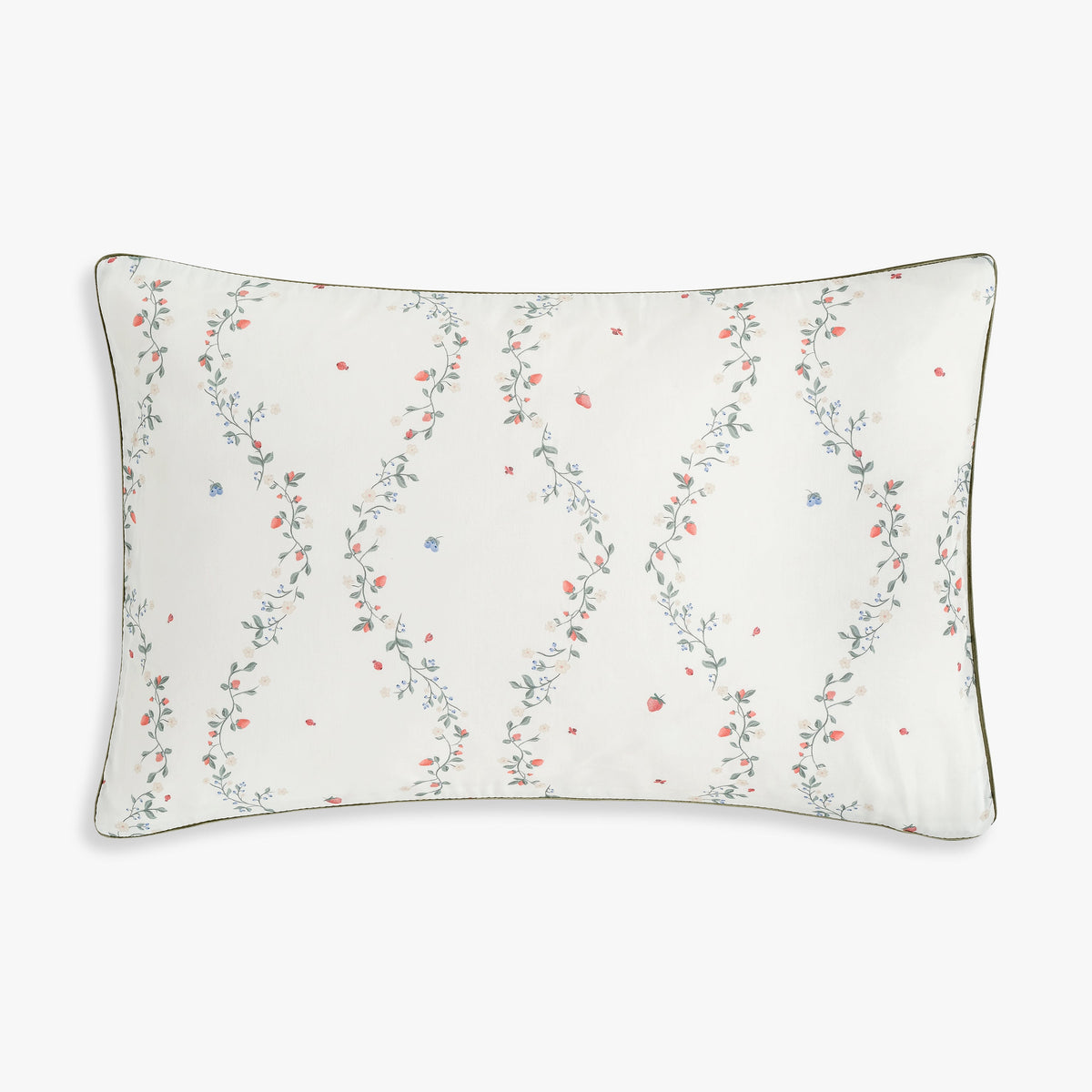 Botanical Berries Toddler Pillow - Ivory