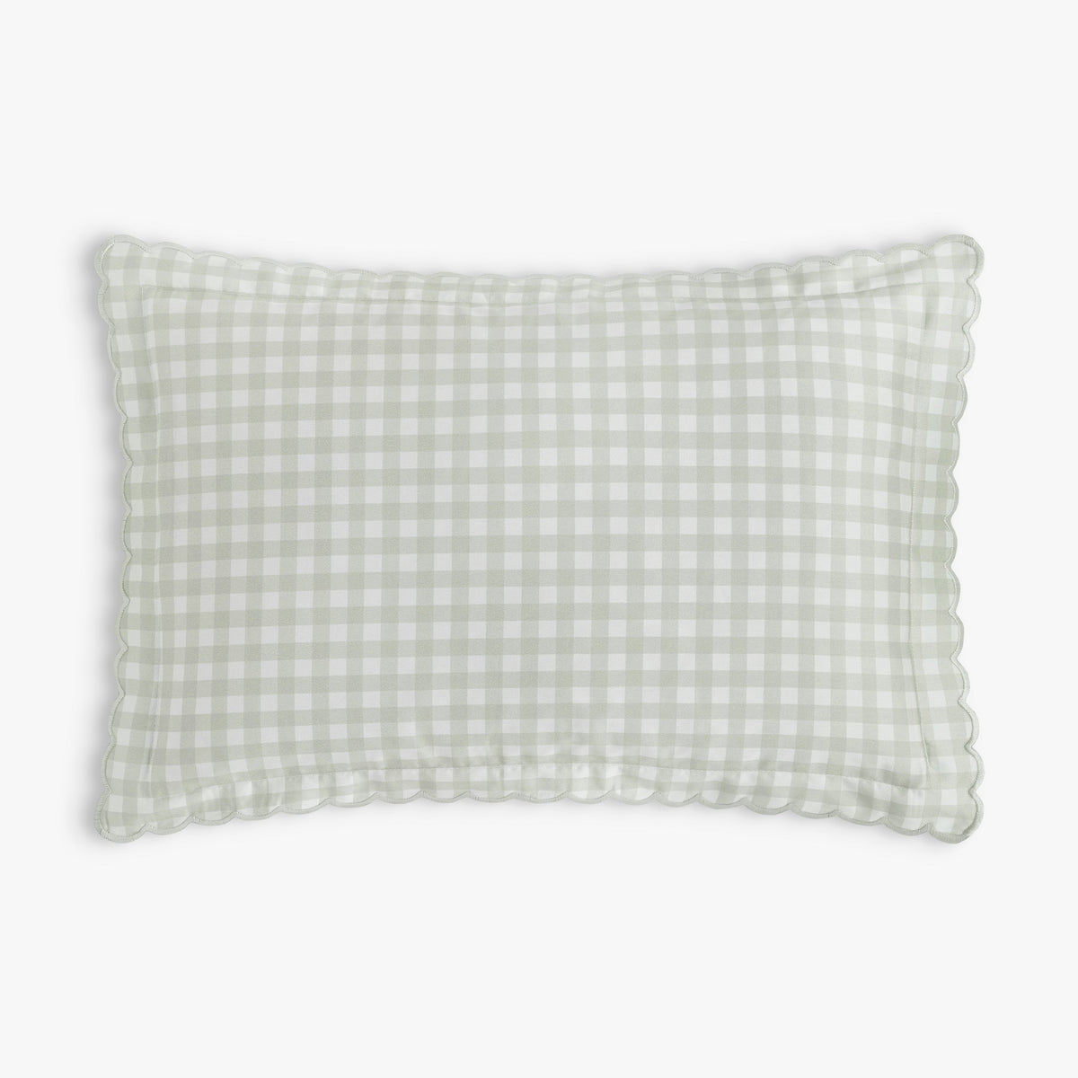 Picnic Gingham Toddler Pillow - Green