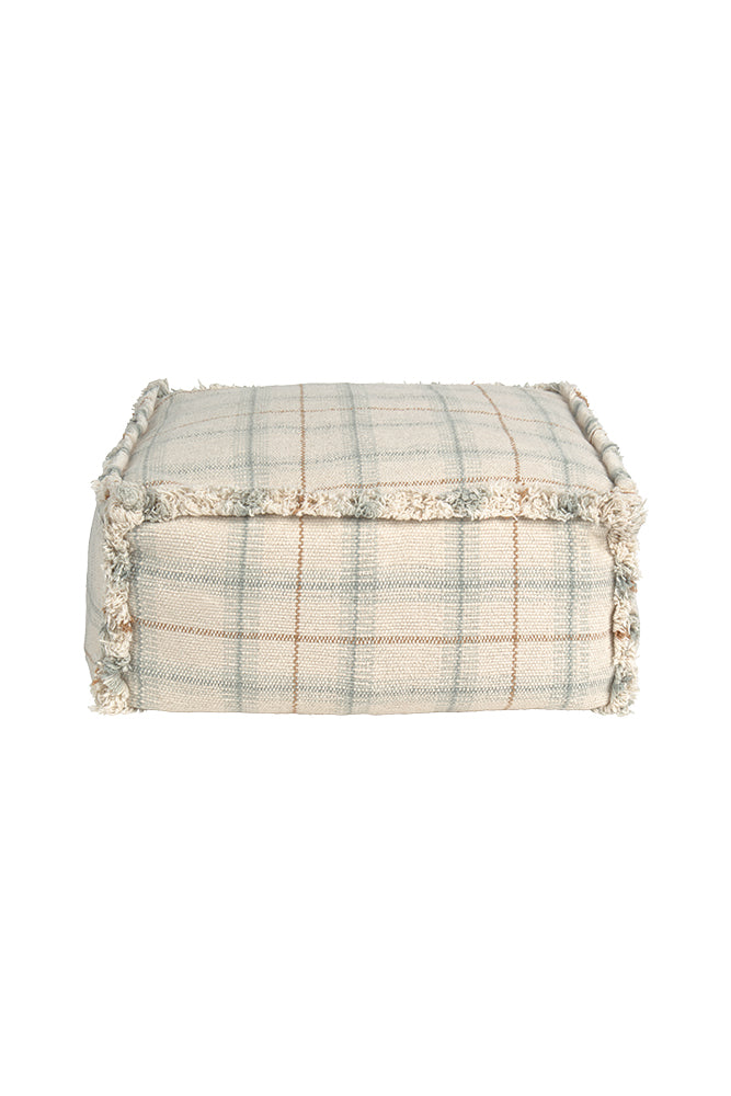 Handloom Puff Blue Sage