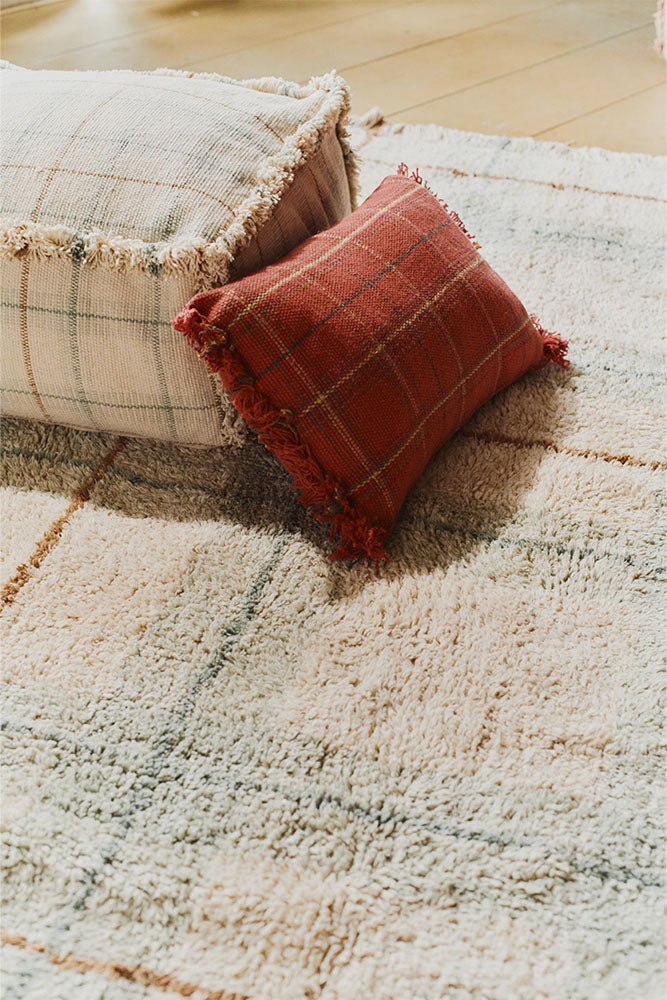 Handloom Puff Blue Sage