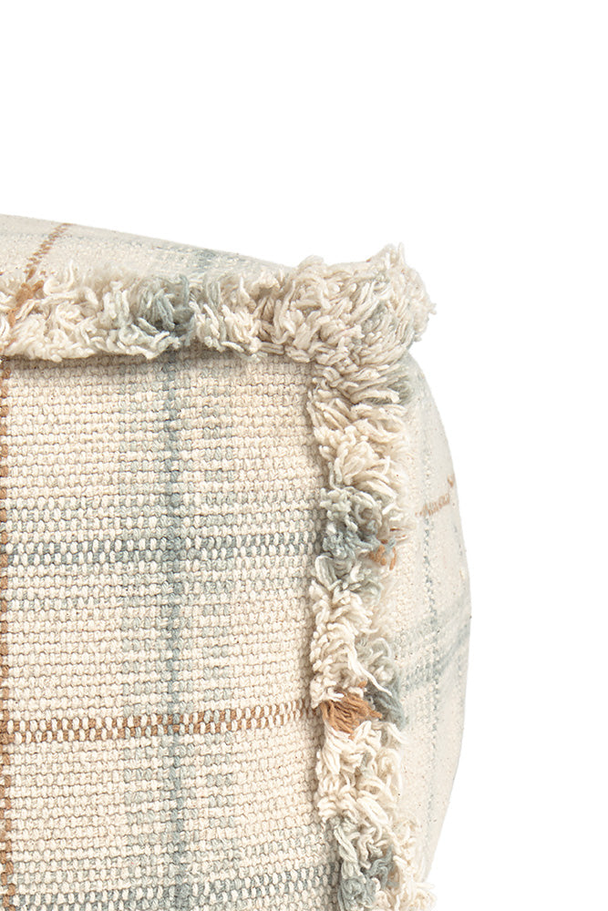 Handloom Puff Blue Sage