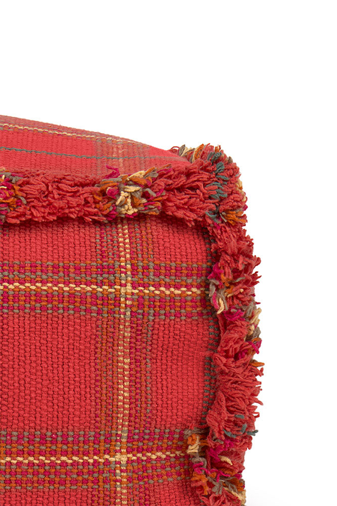 Handloom Puff Mapple Red