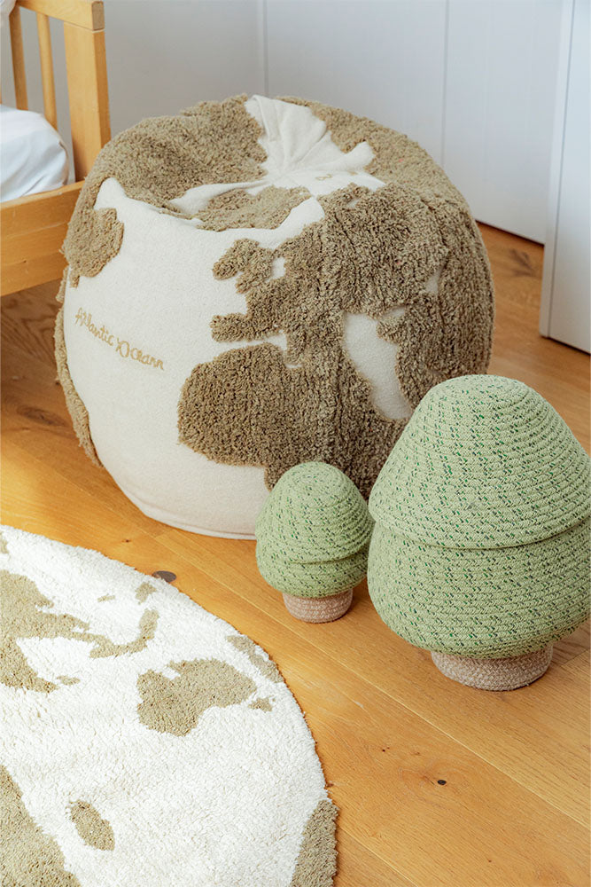 FILLER POUF WORLD MAP