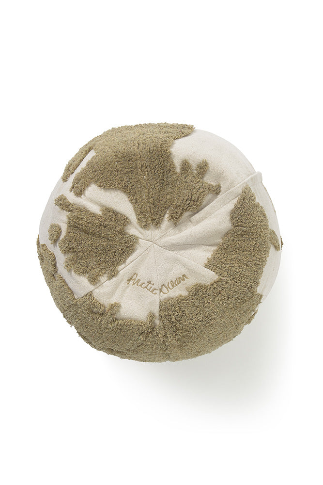 Puff World Map Rugcycled