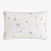 Little Toy Chest Toddler Pillow - Blue
