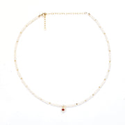 Freshwater Baroque Pearl Heart Necklace