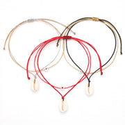 Evil Eye Cowrie Shell Anklet