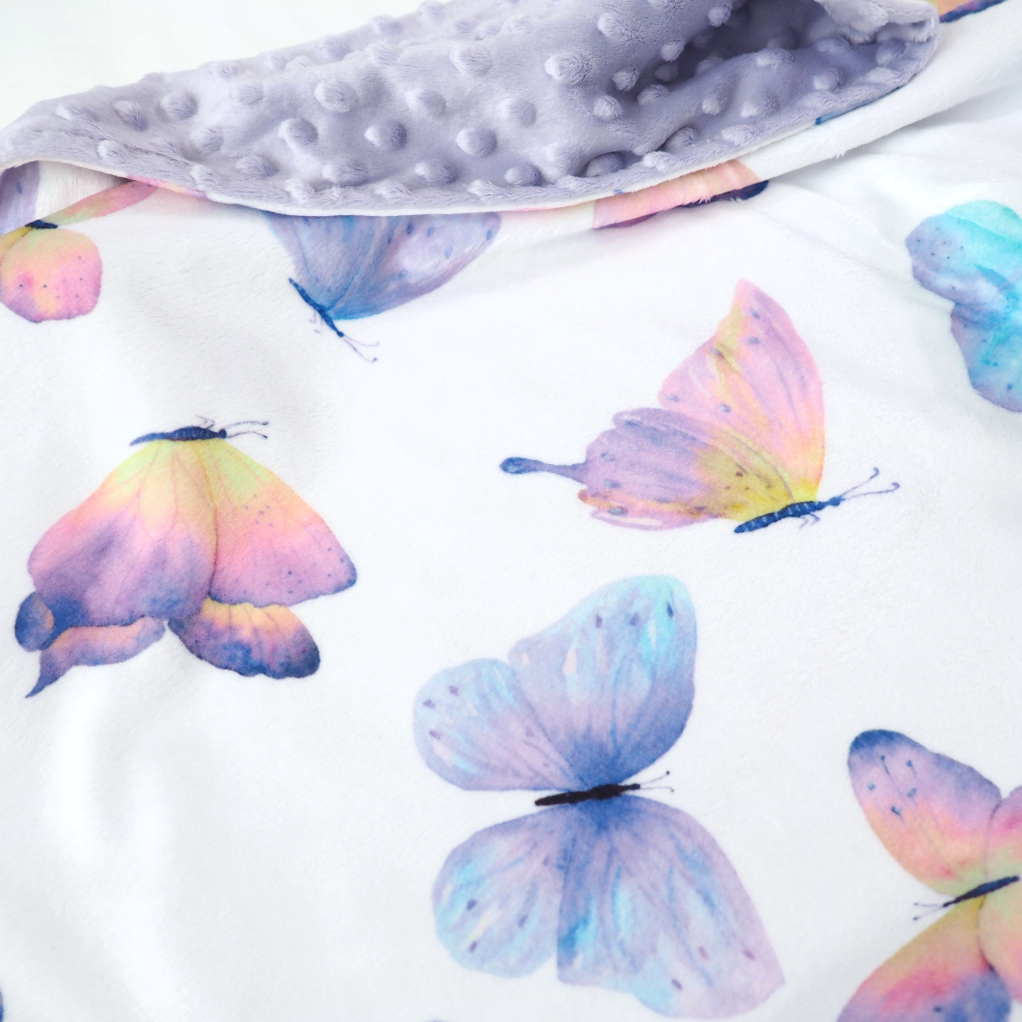 Butterfly Minky Baby Blanket